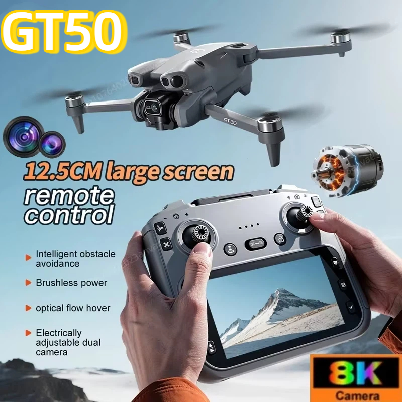 Drone Multispectral - GT50 RC Drone 8K HD Aerial
