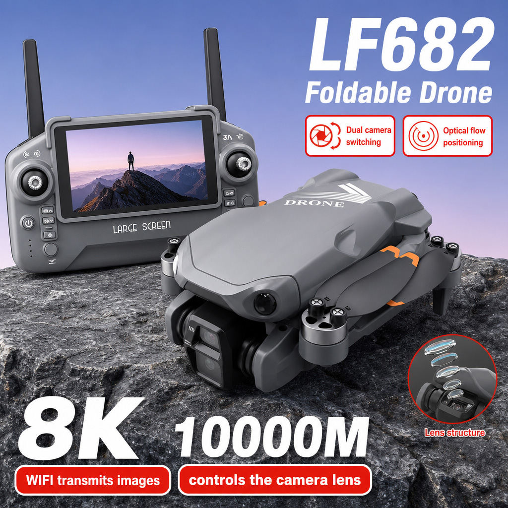 Drone Photogrammetry - Aerial Photo LF682 Drone 8K HD