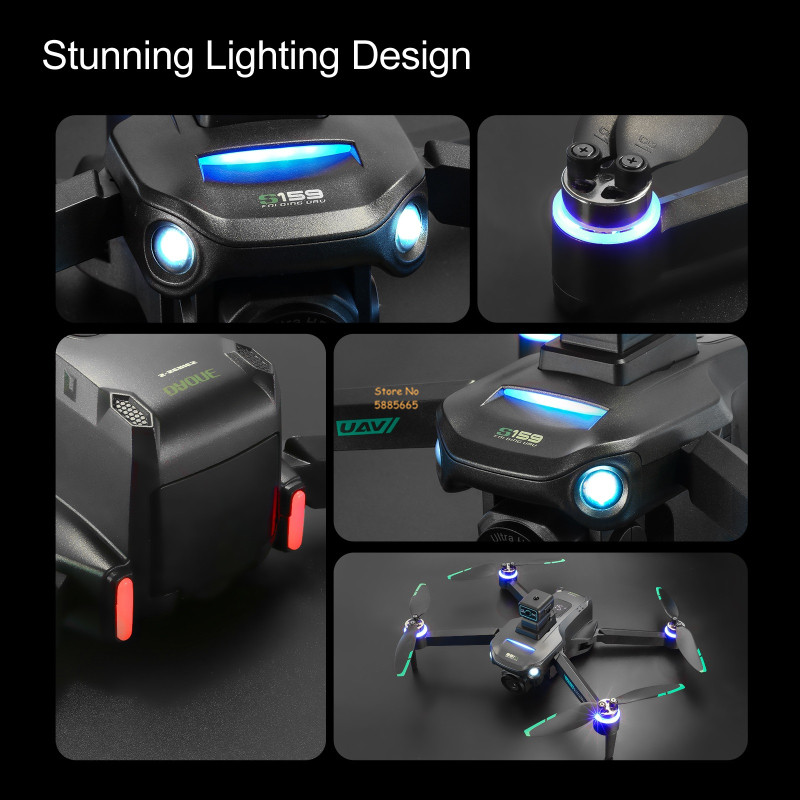 8K Dual Camera 5G WIFI FPV Rem - огляд і ціна Drone Lidar