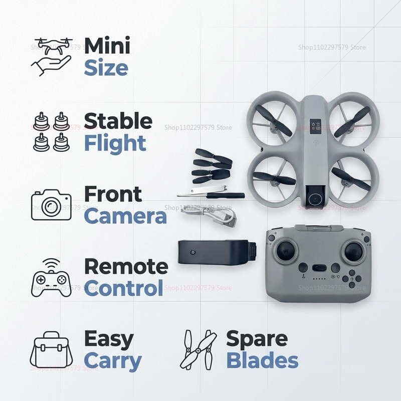 Mini Drone with 8K HD Camera F - огляд і ціна Drone Lidar