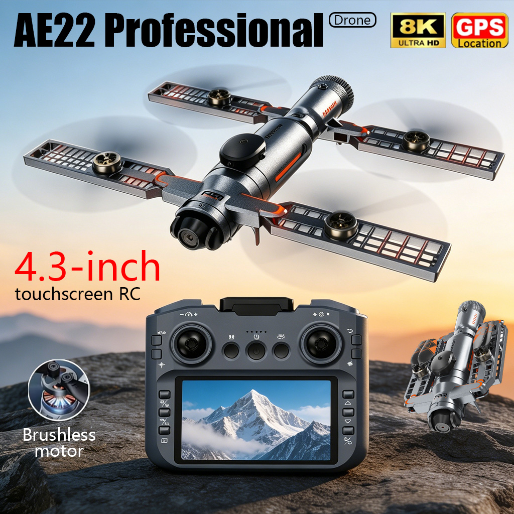 Upgraded AE22 PRO MAX Foldable - огляд і ціна Drone Photogrammetry