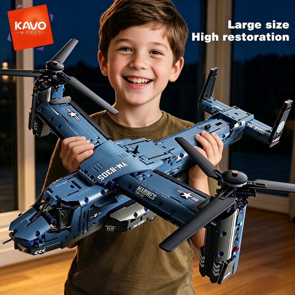 KAVOWORLD 1486PCS V-22 Osprey  - огляд і ціна Jjrc Drone X12